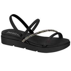 SANDALIA RASTEIRA BEIRA RIO TIRAS PRETO COR:PRETO;TAMANHO:34 SANDALIA RASTEIRA BEIRA RIO TIRAS PRETO COR:PRETO;TAMANHO:34