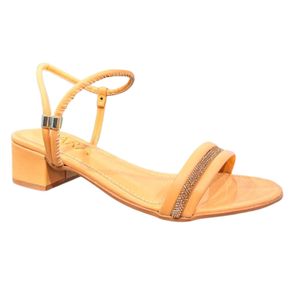 Sandália de Salto Lara COR:BEGE;TAMANHO:34 Sandália de Salto Lara COR:BEGE;TAMANHO:34