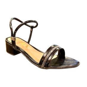 Sandália de Salto Lara COR:PRETO;TAMANHO:34