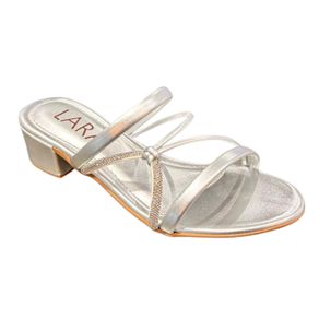 Tamanco de Salto Lara COR:PRATA;TAMANHO:34 Tamanco de Salto Lara COR:PRATA;TAMANHO:34