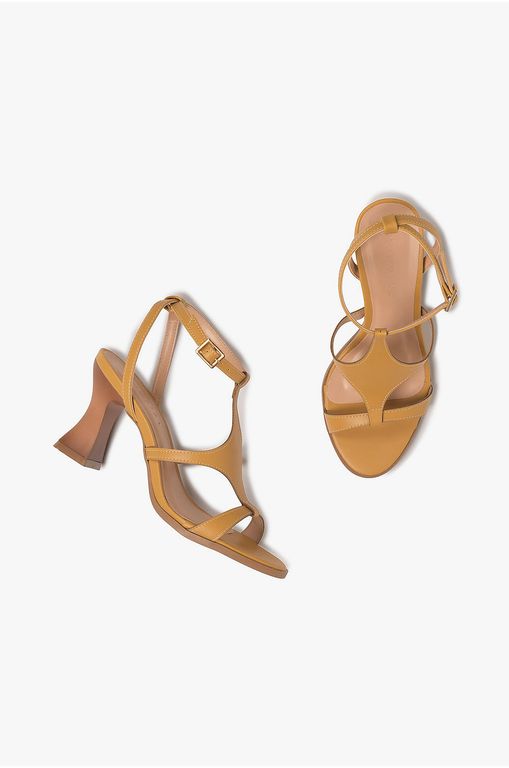 Sandália Feminina Salto Alto Mundial Katerina Passarela Moda e