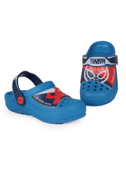 Sandália Babuche Infantil Homem Aranha Grendene Kids Preto