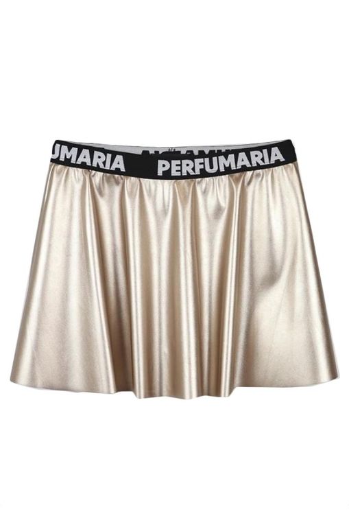 short dourado feminino