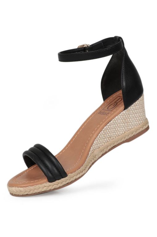 Sandalia Anabela Feminina Bebece Espadrille Basica Moda Online Passarela Passarela Moda E Calcados